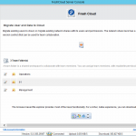 Fresh Cloud File Server - Server Client Migration Dashboard